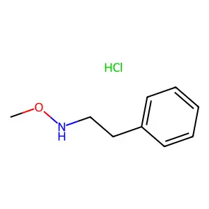 Hydroxylamine, O-methyl-N-phenethyl-, hydrochloride structure