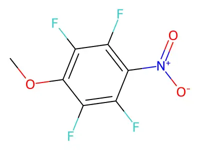 1,2,4,5-Tetrafluoro-3-methoxy-6-nitrobenzene structure