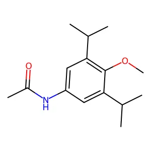 N-(3,5-diisopropyl-4-methoxyphenyl)acetamide structure