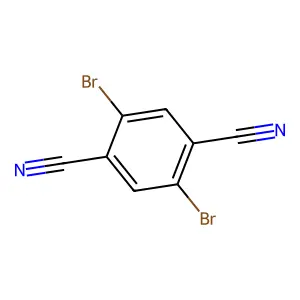 2,5-二溴对苯二甲腈 structure