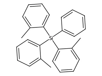 Phenyltri(O-tolyl)silane structure