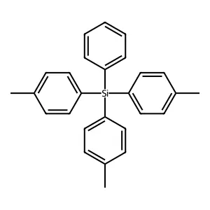 Tris(4-methylphenyl)(phenyl)silane structure