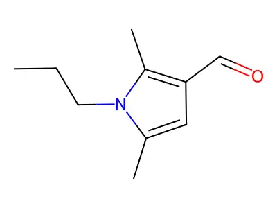 2,5-Dimethyl-1-propyl-1H-pyrrole-3-carbaldehyde structure