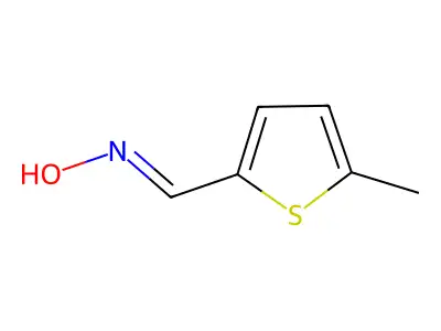 N-[(5-methylthiophen-2-yl)methylidene]hydroxylamine structure