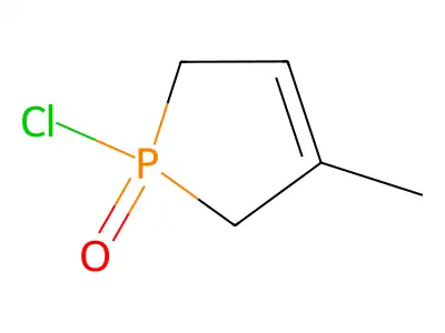 1H-Phosphole, 1-chloro-2,5-dihydro-3-methyl-, 1-oxide structure
