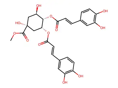 3,4-二-O-咖啡酰奎宁酸甲酯 structure