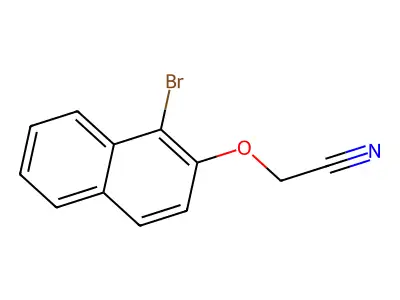 2-[(1-Bromonaphthalen-2-yl)oxy]acetonitrile structure