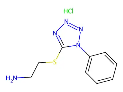 2-(1-Phenyl-1H-tetrazol-5-ylsulfanyl)-ethylamine structure