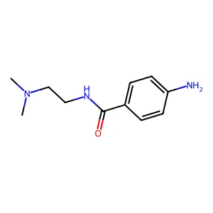 4-amino-N-(2-(dimethylamino)ethyl)benzamide structure