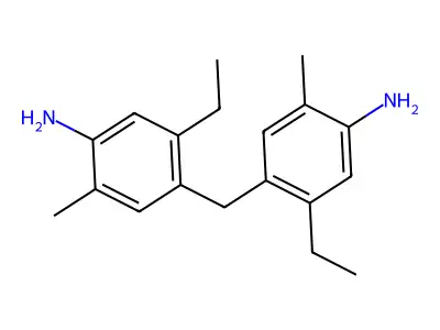 4,4'-亚甲基双(2-乙基-6-甲基苯胺) structure