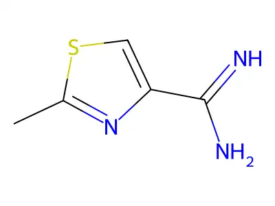 2-Methylthiazole-4-carboximidamide structure