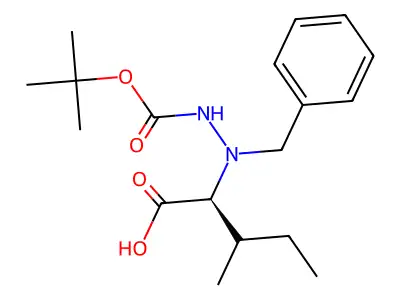 (2S)-2-{[(tert-butoxy)carbonylamino]benzylamino}-3-methylpentanoic acid structure
