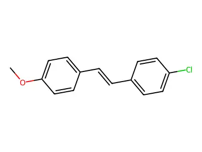 1-Chloro-4-(4-methoxystyryl)benzene structure
