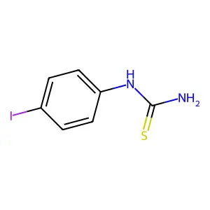(4-Iodophenyl)thiourea structure