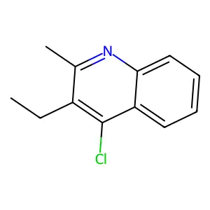 4-Chloro-3-ethyl-2-methylquinoline structure