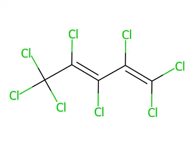 1,1,2,3,4,5,5,5-Octachloro-1,3-pentadiene structure