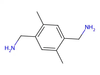 4-(Aminomethyl)-2,5-dimethylbenzylamine structure