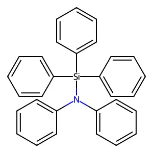 N,N,1,1,1-五苯基硅胺 structure