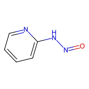 Pyridine, 2-(hydroxyazo)-, (E) structure
