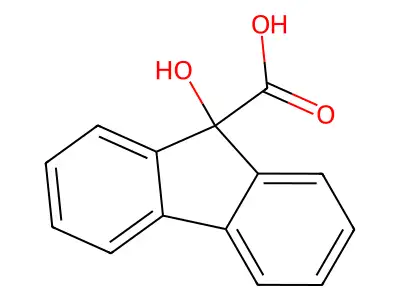 9-Hydroxyfluorene-9-carboxylate structure