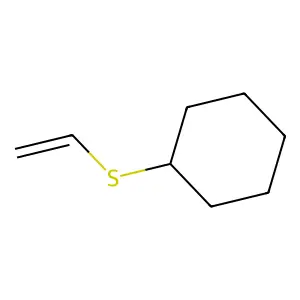 Cyclohexane, (ethenylthio)- structure