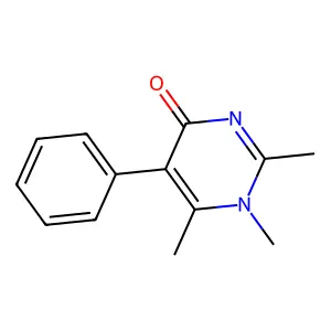 1,2,6-Trimethyl-5-phenylpyrimidin-4-one structure