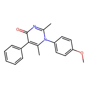 1-(4-Methoxyphenyl)-2,6-dimethyl-5-phenylpyrimidin-4-one structure