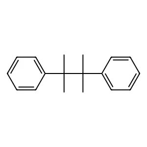 Benzene, 1,1'-(1,1,2,2-tetramethyl-1,2-ethanediyl)bis- structure