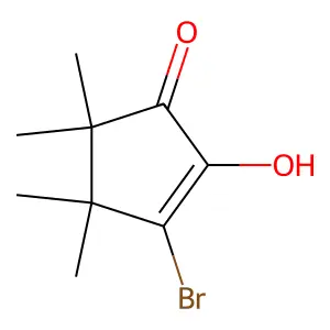 2-Cyclopenten-1-one, 3-bromo-2-hydroxy-4,4,5,5-tetramethyl- structure