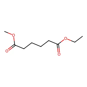 Ethyl methyl adipate structure