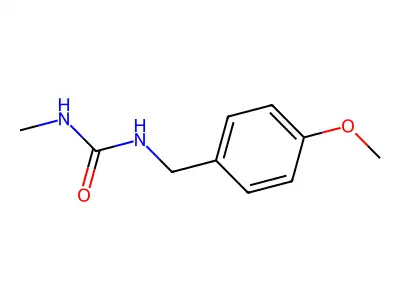 1-[(4-Methoxyphenyl)methyl]-3-methylurea structure