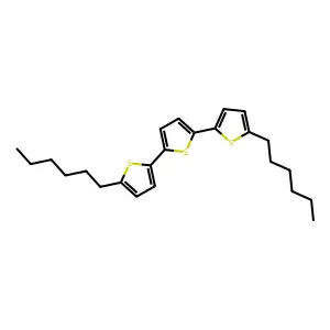 2,2':5',2''-Terthiophene, 5,5''-dihexyl- structure