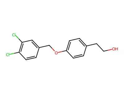 2-[4-(3,4-Dichlorobenzyloxy)phenylethanol structure