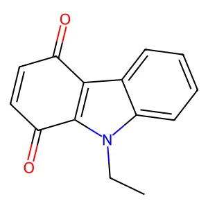 9-Ethylcarbazole-1,4-dione structure