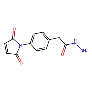 4-Maleimidophenylacetic acid hydrazide structure