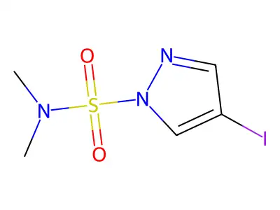 4-iodo-N,N-dimethyl-1H-Pyrazole-1-sulfonamide structure