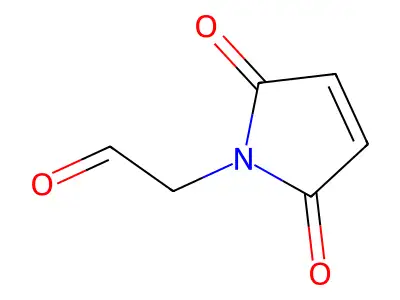 2-Maleimidoacetaldehyde structure
