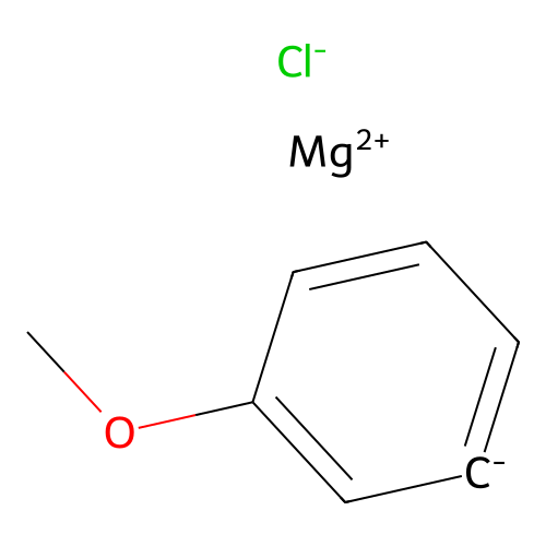 Magnesium chloride 3-methoxybenzen-1-ide (1/1/1) structure