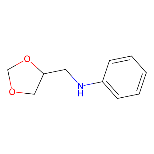 (1,3-Dioxolan-4-ylmethyl)phenylamine structure