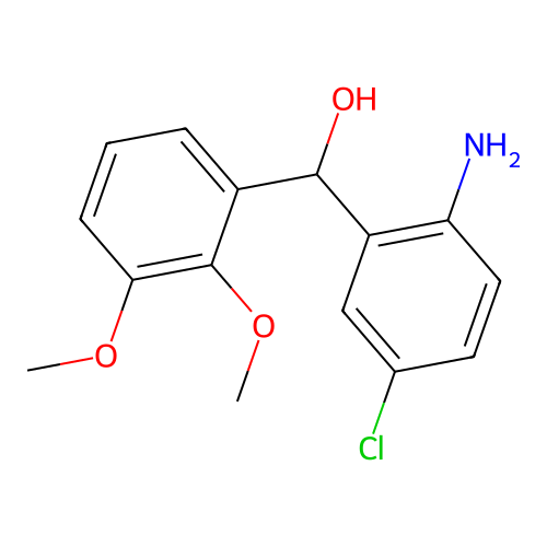 (2-Amino-5-chlorophenyl)(2,3-dimethoxyphenyl)methanol structure