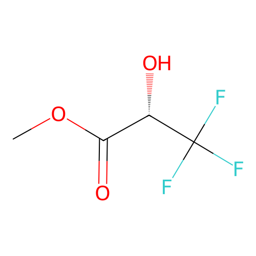 methyl (2S)-3,3,3-trifluoro-2-hydroxypropanoate structure
