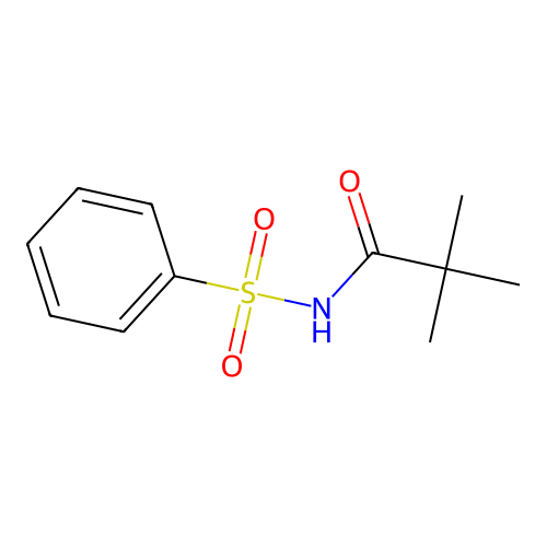 N-(苯磺酰基)新戊酰胺 structure