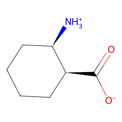 (1S,2R)-2-azaniumylcyclohexane-1-carboxylate structure