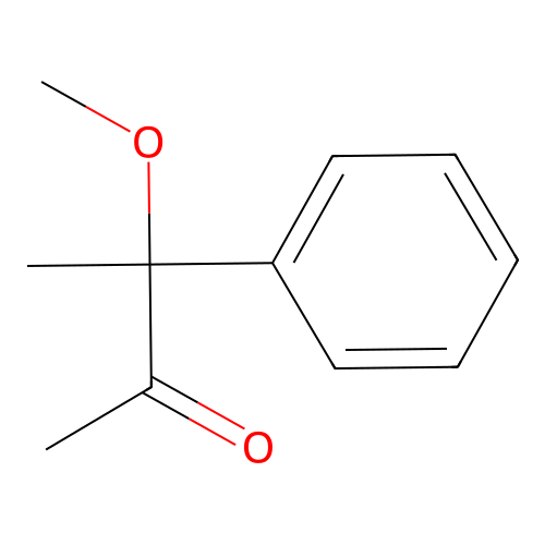 3-Methoxy-3-phenyl-butan-2-one structure