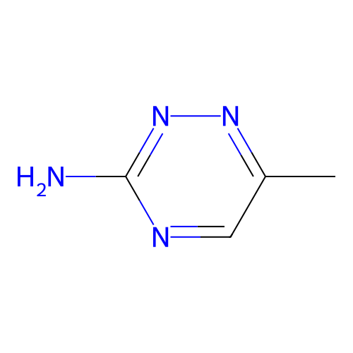 6-Methyl-1,2,4-triazin-3-amine structure