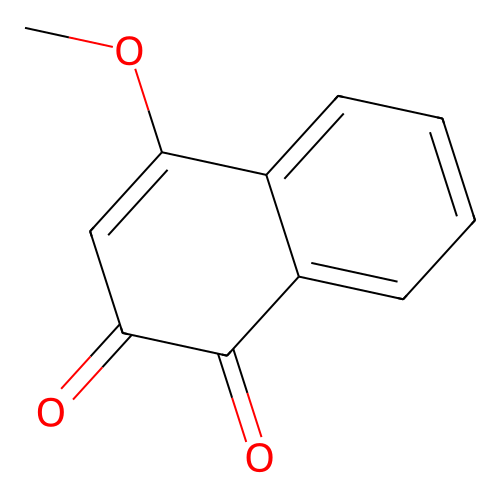 4-Methoxy-1,2-naphthoquinone structure