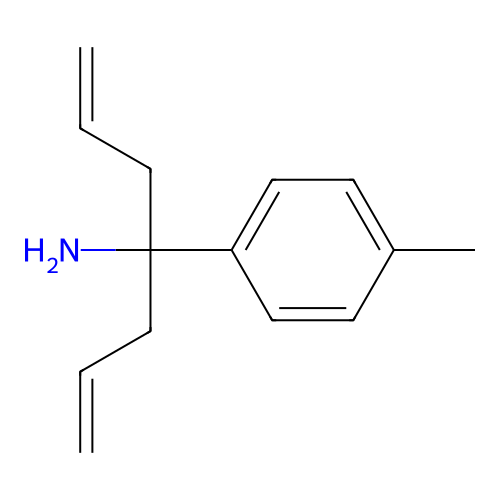 4-(4-Methylphenyl)hepta-1,6-dien-4-amine structure