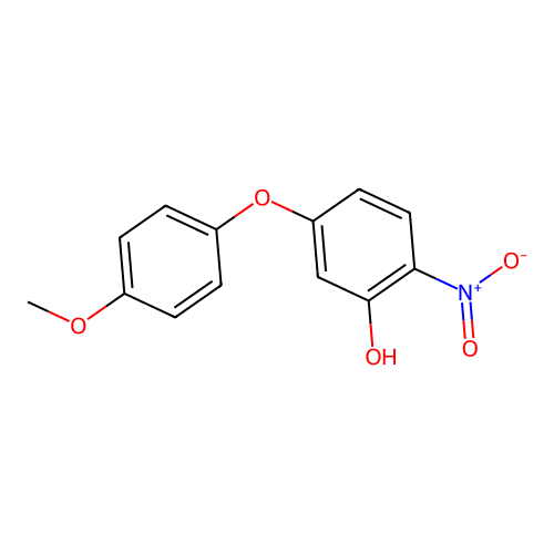 5-(4-Methoxy-phenoxy)-2-nitrophenol structure
