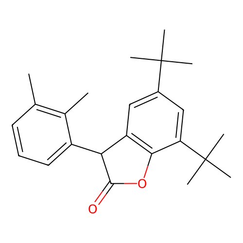 5,7-Di-tert-butyl-3-(2,3-dimethylphenyl)-2(3H)-benzofuranone structure
