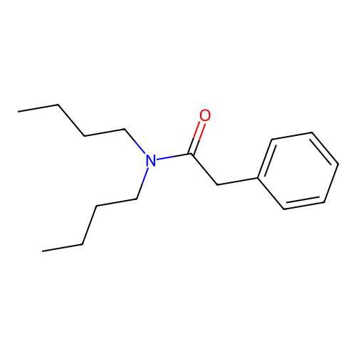 Phenylacetamide, N,N-dibutyl- structure